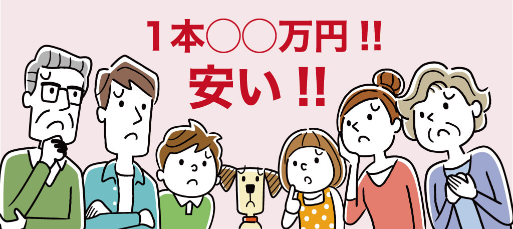 インプラント格安に注意